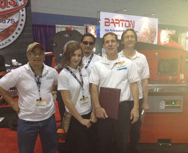 American Machine Tools staff at IMTS