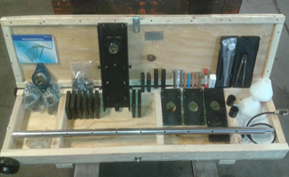 Photo shows Q150 Line Boring Kit