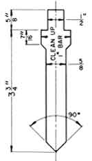 Number 1A - 14 Gauge Punch